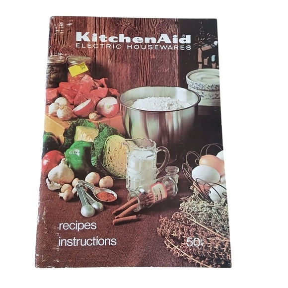 Vintage 70's KitchenAid Electric Housewares Recipe Book Users Manual USA - Picture 2 of 8